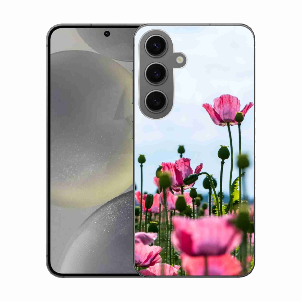 Gélový kryt mmCase na Samsung Galaxy S24 - vlčí mak