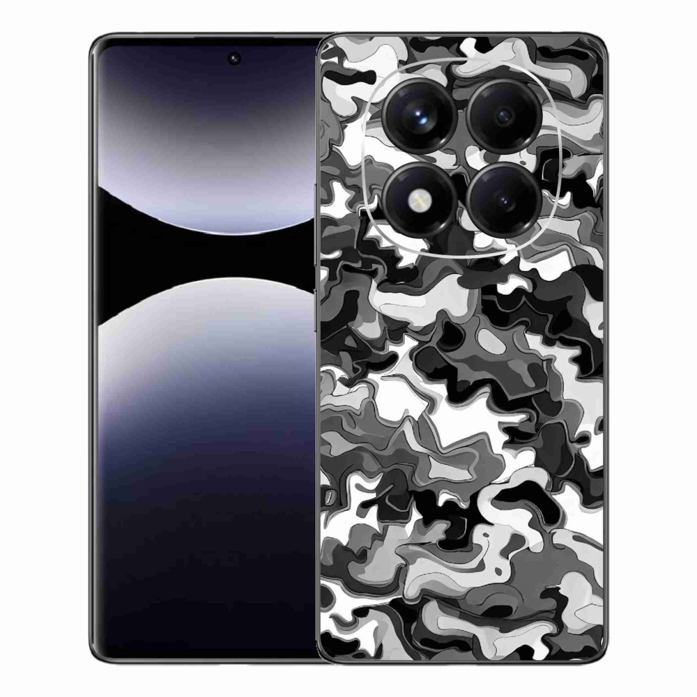 Gélový kryt mmCase na Xiaomi Redmi Note 14 Pro - maskáčový vzor 3