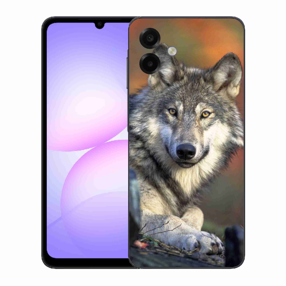Gélový kryt mmCase na Samsung Galaxy A07 4G - vlk