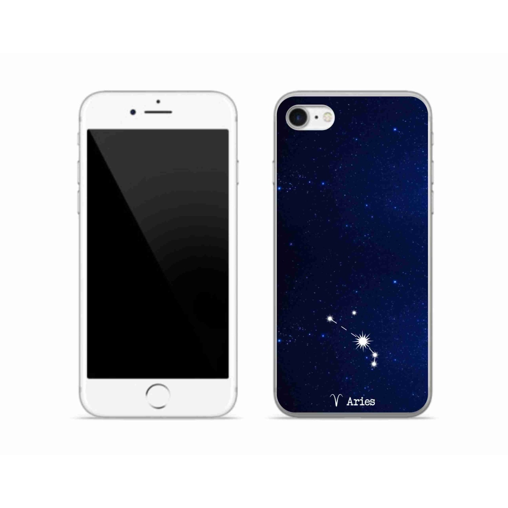 Gélový kryt mmCase na iPhone SE (2022) - súhvezdie Barana