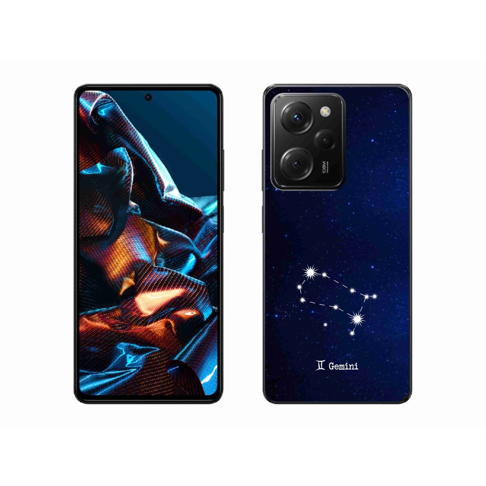 Gélový kryt mmCase na Xiaomi Poco X5 Pro 5G - súhvezdie Blížencov