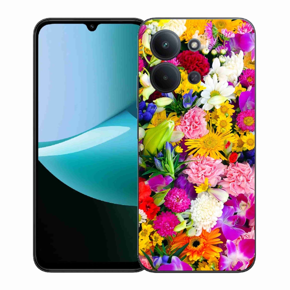 Gélový kryt mmCase na Xiaomi Redmi 15C 4G (171mm)/Poco C85 4G (171mm) - kvety 12