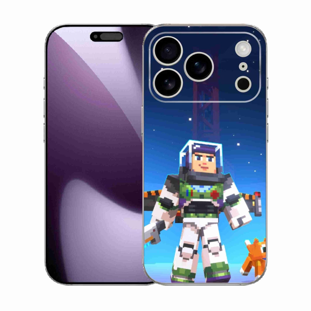 Gélový kryt mmCase na iPhone 17 Pro - minecraft 2