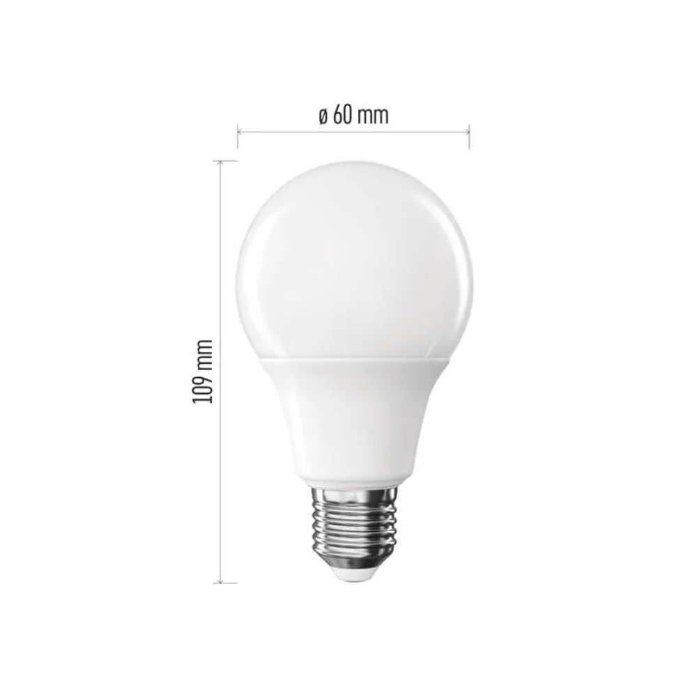 LED žiarovka Classic A60 / E27 / 9,5 W (75 W) / 1055 lm / neutrálna biela