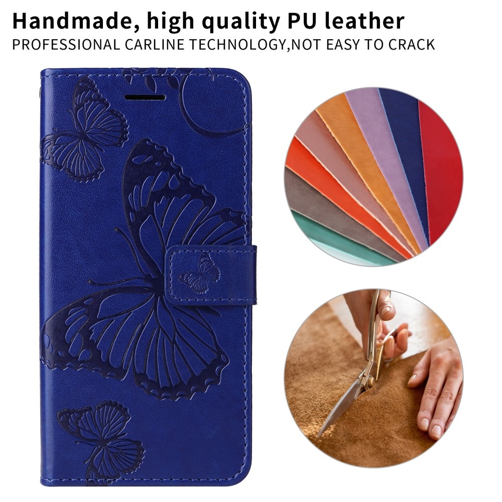 Big Butterfly knižkové púzdro na Xiaomi Redmi A5 (171.7x77.8x8.3mm) - modré