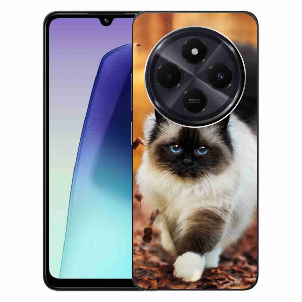 Gélový obal mmCase na Xiaomi Redmi 14C/Poco C75 - mačka