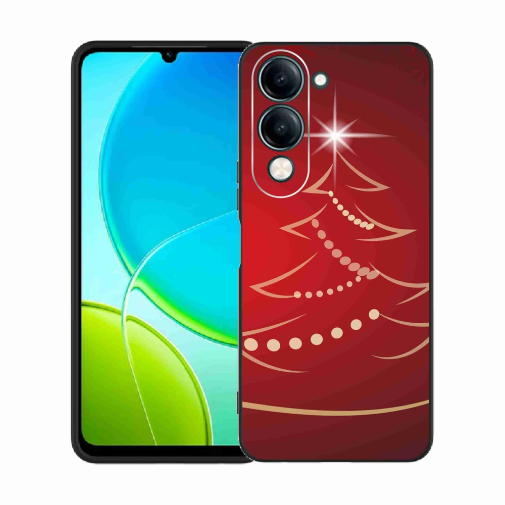 Gélový kryt mmCase na Vivo Y29s 5G - kreslený vianočný stromček