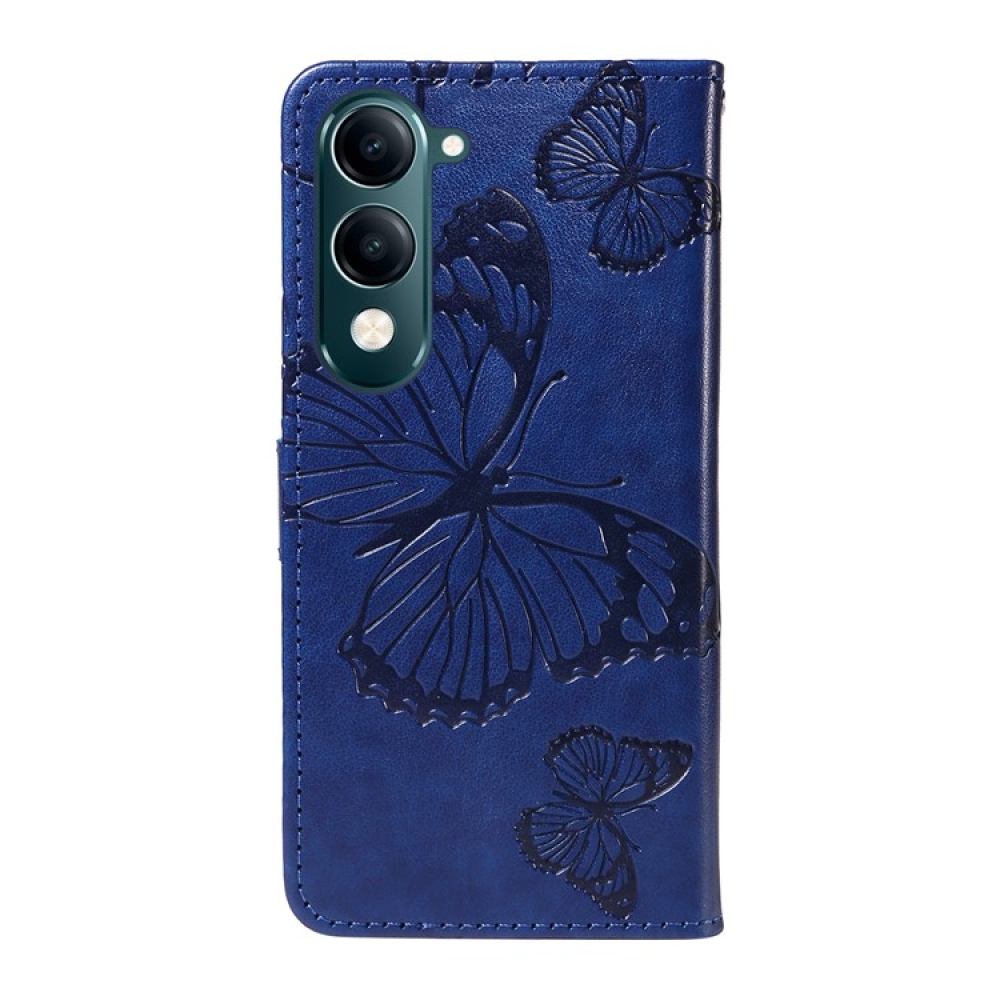 Big Butterfly knižkové púzdro na Vivo Y29s 5G - modré