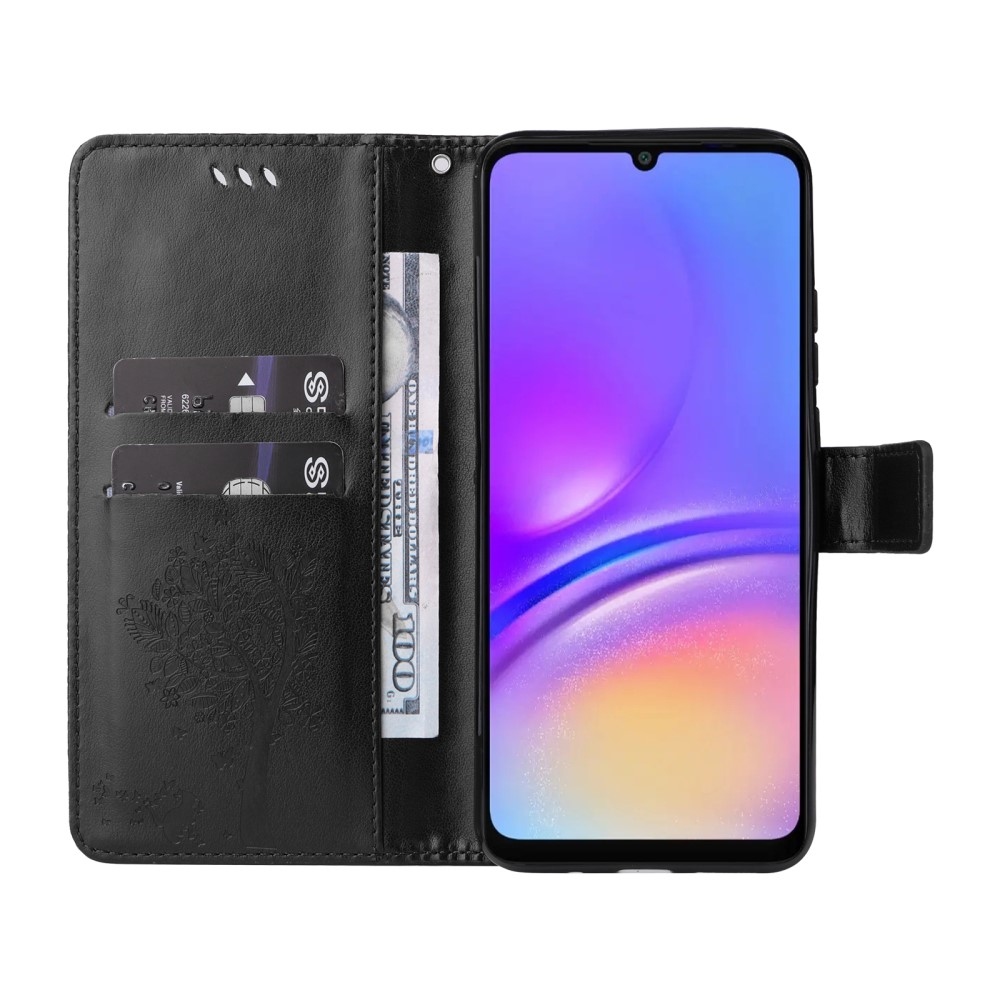 Trees knižkové púzdro na Samsung Galaxy A06 4G - čierne