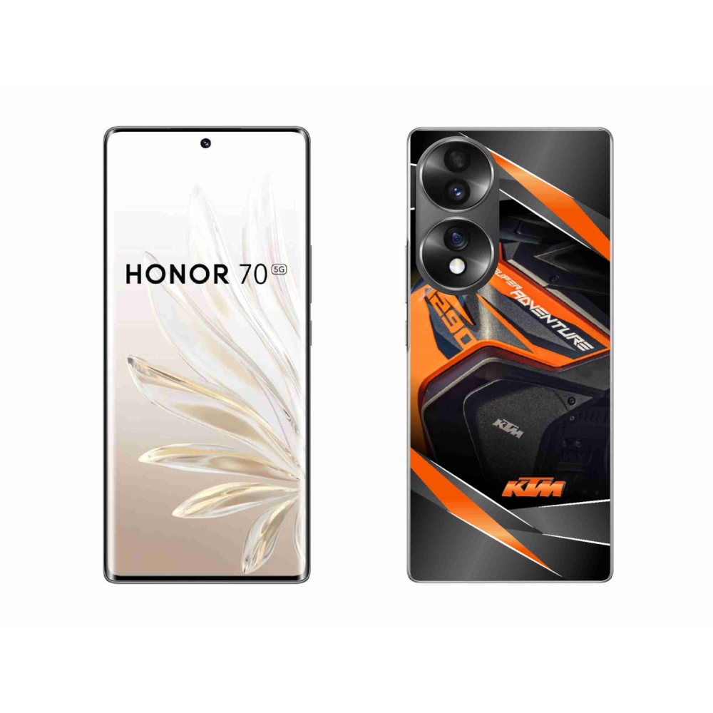 Gélový kryt mmCase na Honor 70 - motorka ktm