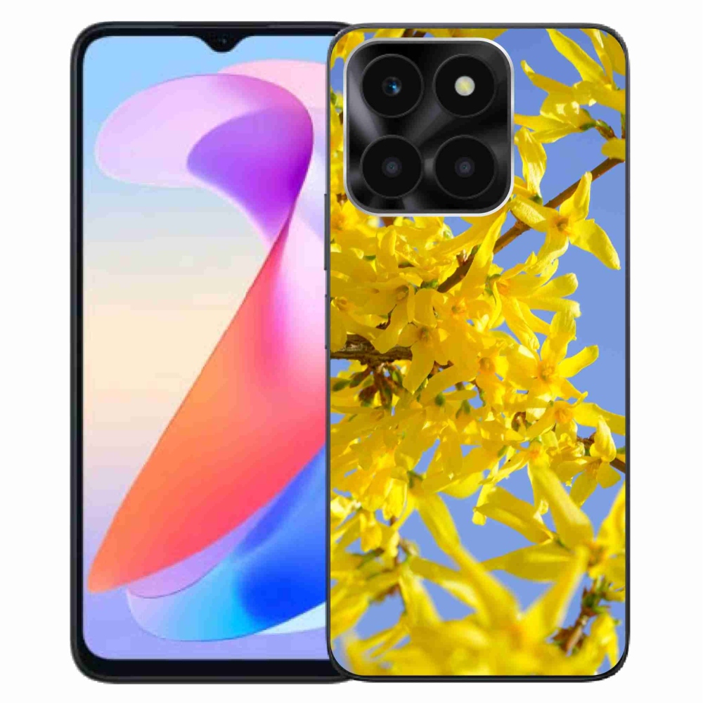 Gélový kryt mmCase na Honor X6a - žlté kvety