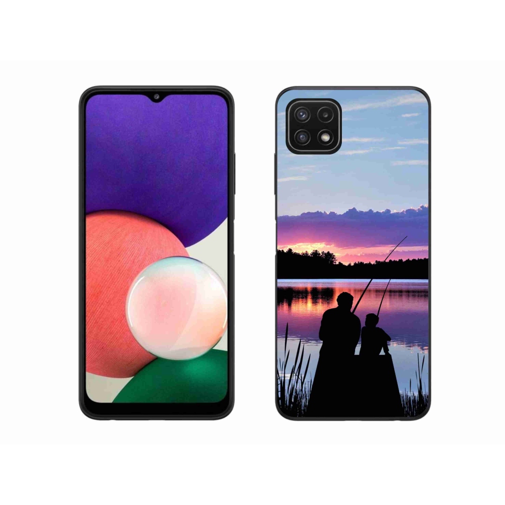 Gélový kryt mmCase na Samsung Galaxy A22 5G - rybárčenie 2