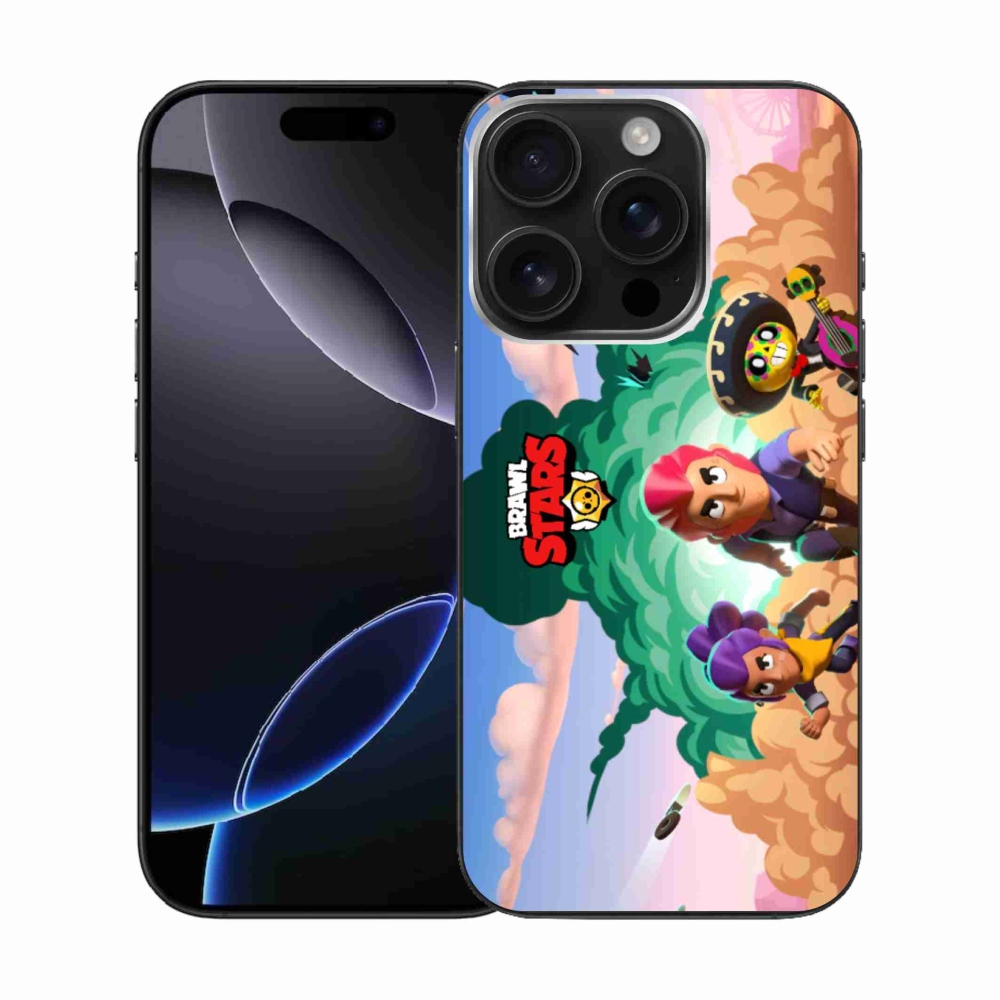 Gélový kryt mmCase na iPhone 16 Pro - brawl stars