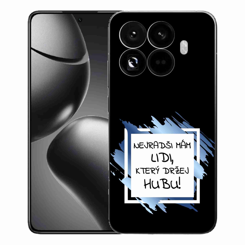 Gélový kryt mmCase na Xiaomi 15T Pro - vtipný text 7 bieločierne pozadie