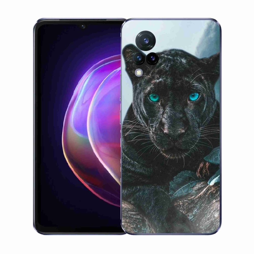 Gélový kryt mmCase na Vivo V21 4G/5G - čierny panter