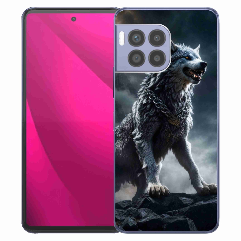 Gélový kryt mmCase na T-Mobile T Phone 2 Pro - vlk 1
