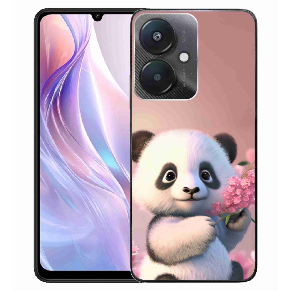 Gélový kryt mmCase na Xiaomi Redmi 13C 5G - roztomilá panda