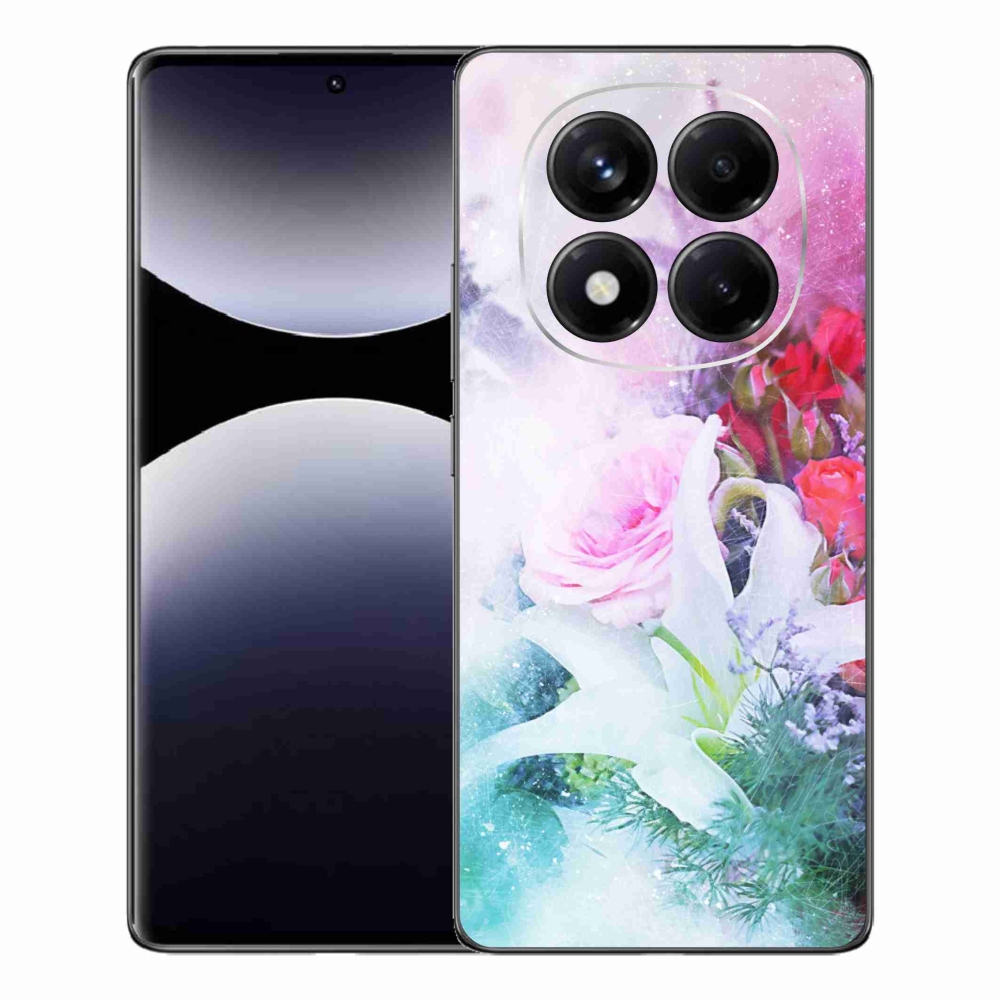 Gélový kryt mmCase na Xiaomi Redmi Note 14 Pro - kvety 4