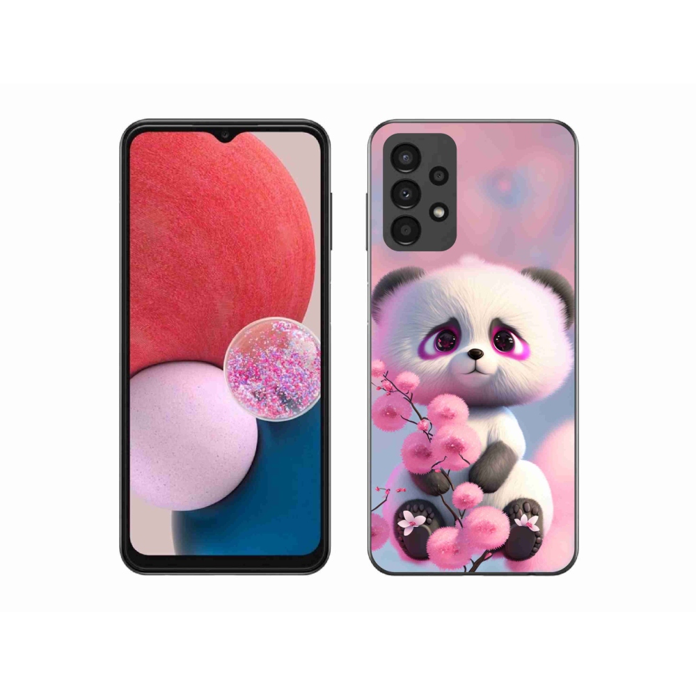 Gélový kryt mmCase na Samsung Galaxy A13 4G - roztomilá panda 1