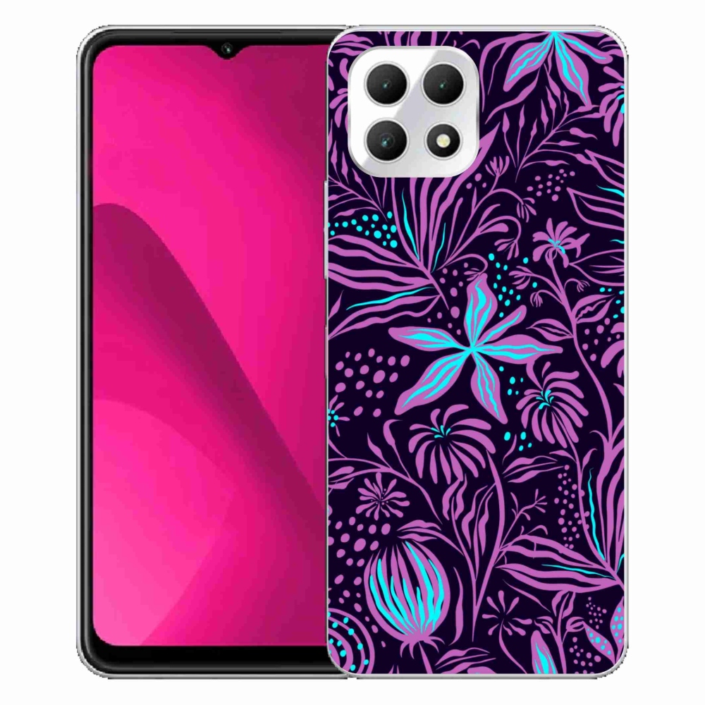 Gélový kryt mmCase na T-Mobile T Phone 2 - kvety 2