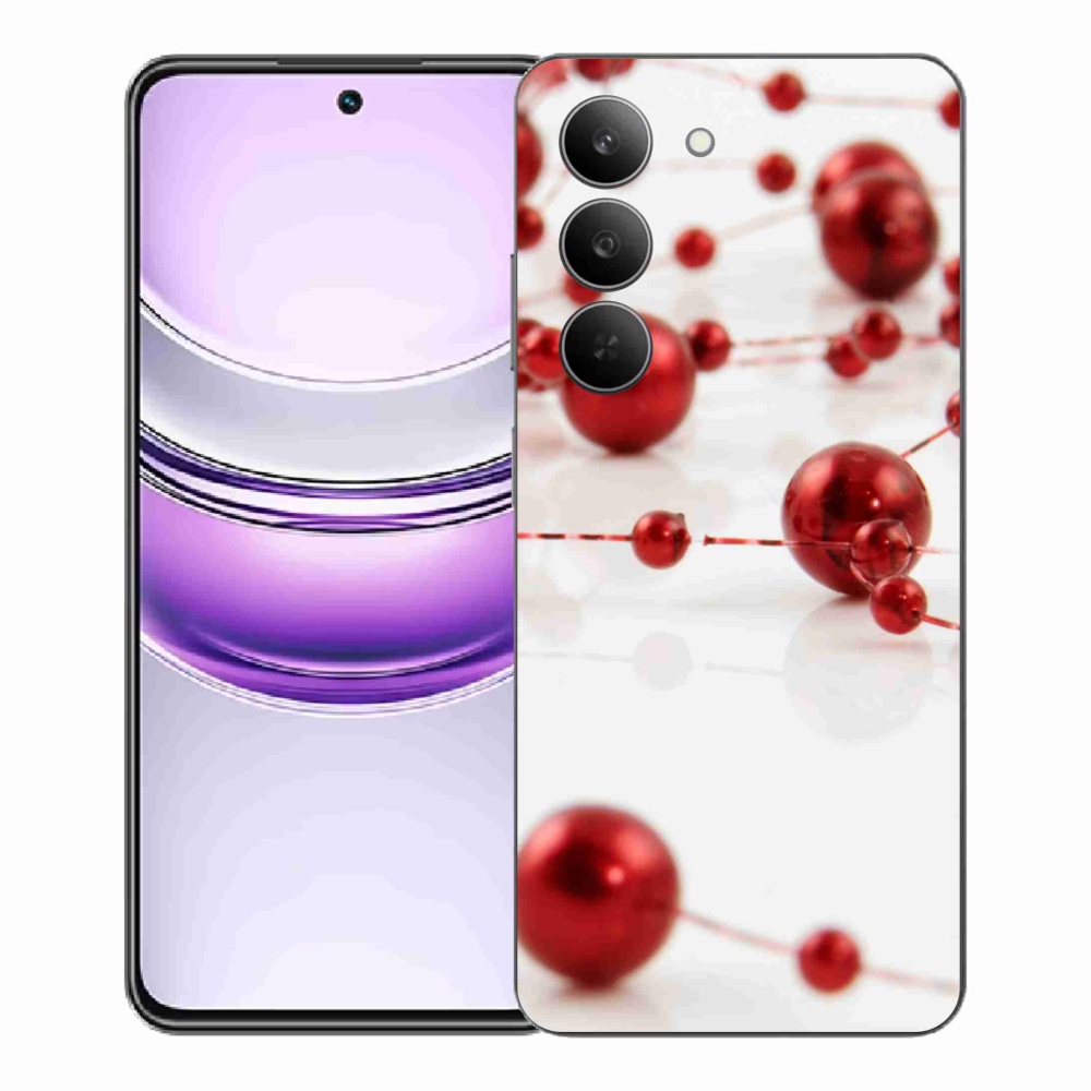 Gélový kryt mmCase na Realme 14x 5G - vianočná reťaz