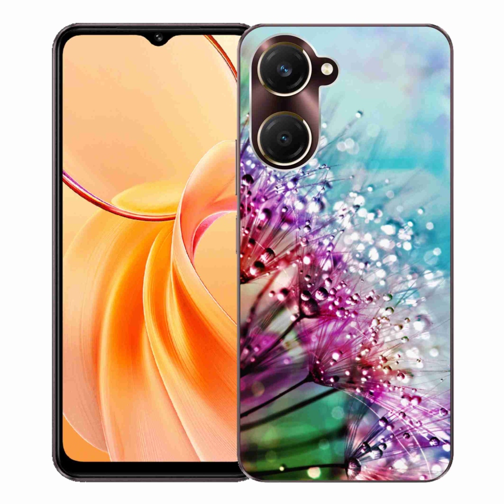 Gélový kryt mmCase na Vivo Y28s 5G - farebné kvety