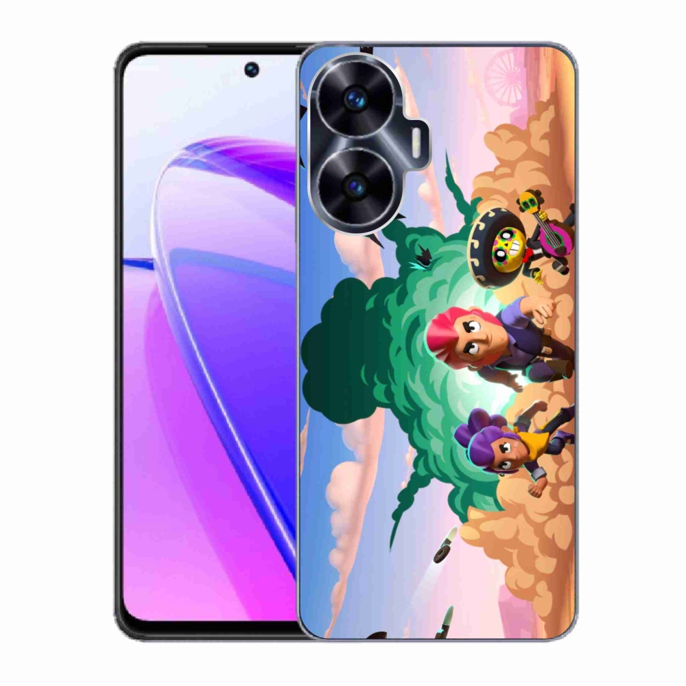 Gélový kryt mmCase na Realme C55 - brawl stars