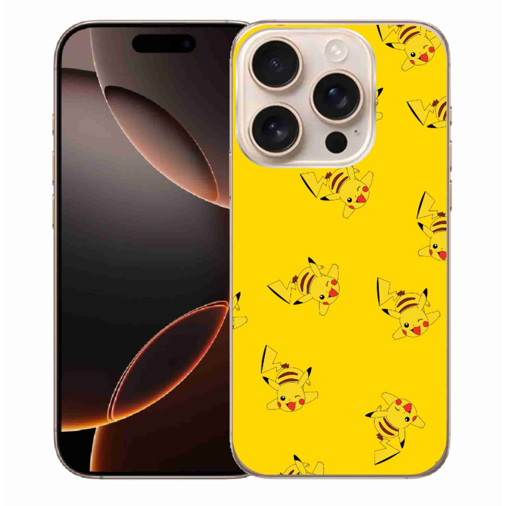 Gélový kryt mmCase na iPhone 16 Pro Max - pikachu