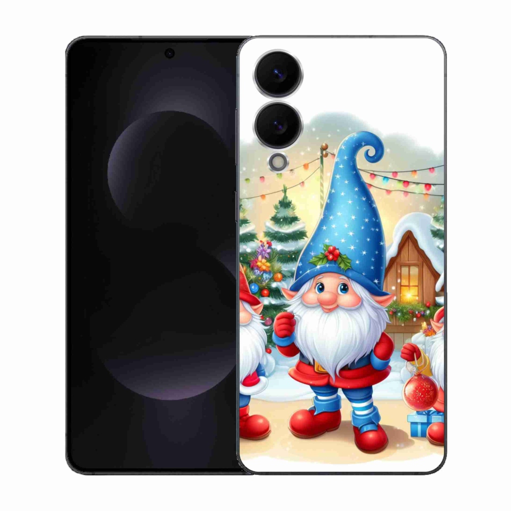 Gélový kryt mmCase na Samsung Galaxy S25 Edge - vianočné škriatkovia