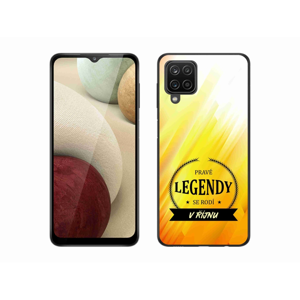 Gélový kryt mmCase na Samsung Galaxy M12 - legendy v októbri žlté pozadie