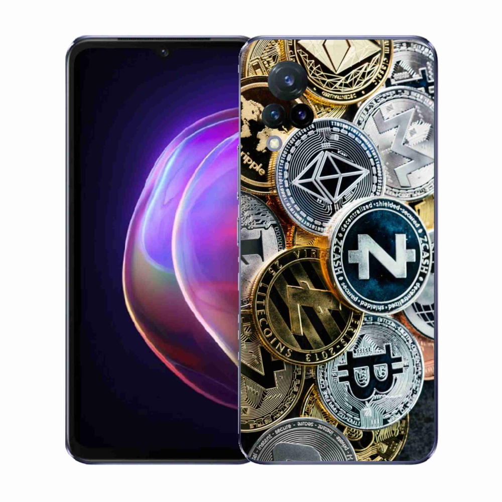 Gélový kryt mmCase na Vivo V21 4G/5G - kryptomeny