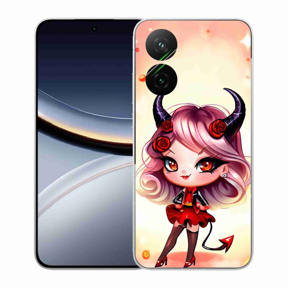 Gélový kryt mmCase na Xiaomi Poco F7 5G - kreslená čertica