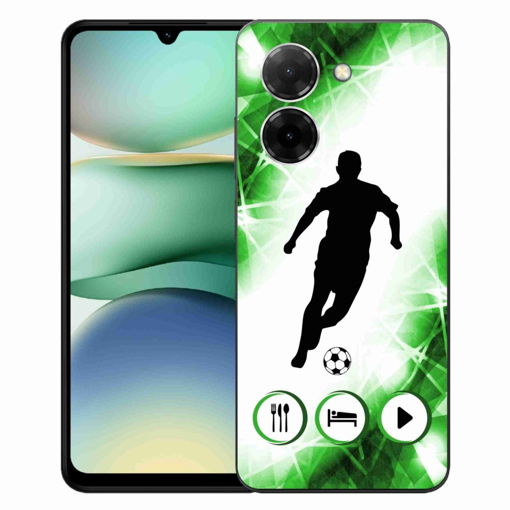 Gélový kryt mmCase na Xiaomi Redmi A5 (171.7x77.8x8.3mm) - futbalista