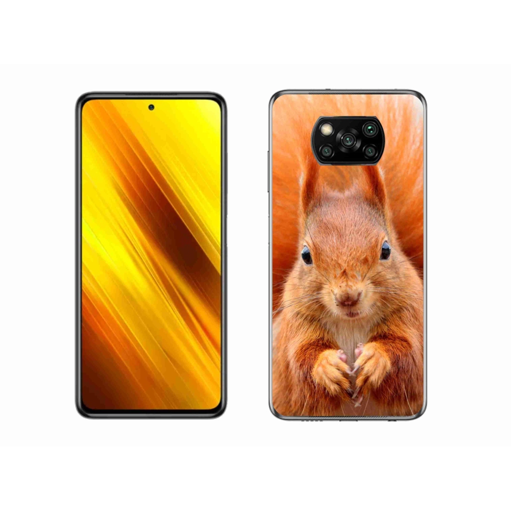 Gélový kryt mmCase na Xiaomi Poco X3 - veverička