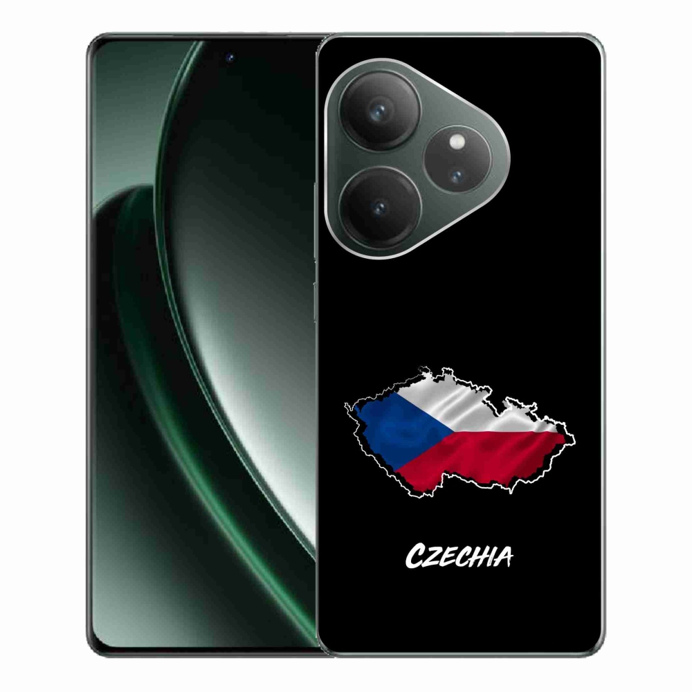 Gélový kryt mmCase na Realme GT 6 5G/GT 6T 5G - Slovakia čierne pozadie