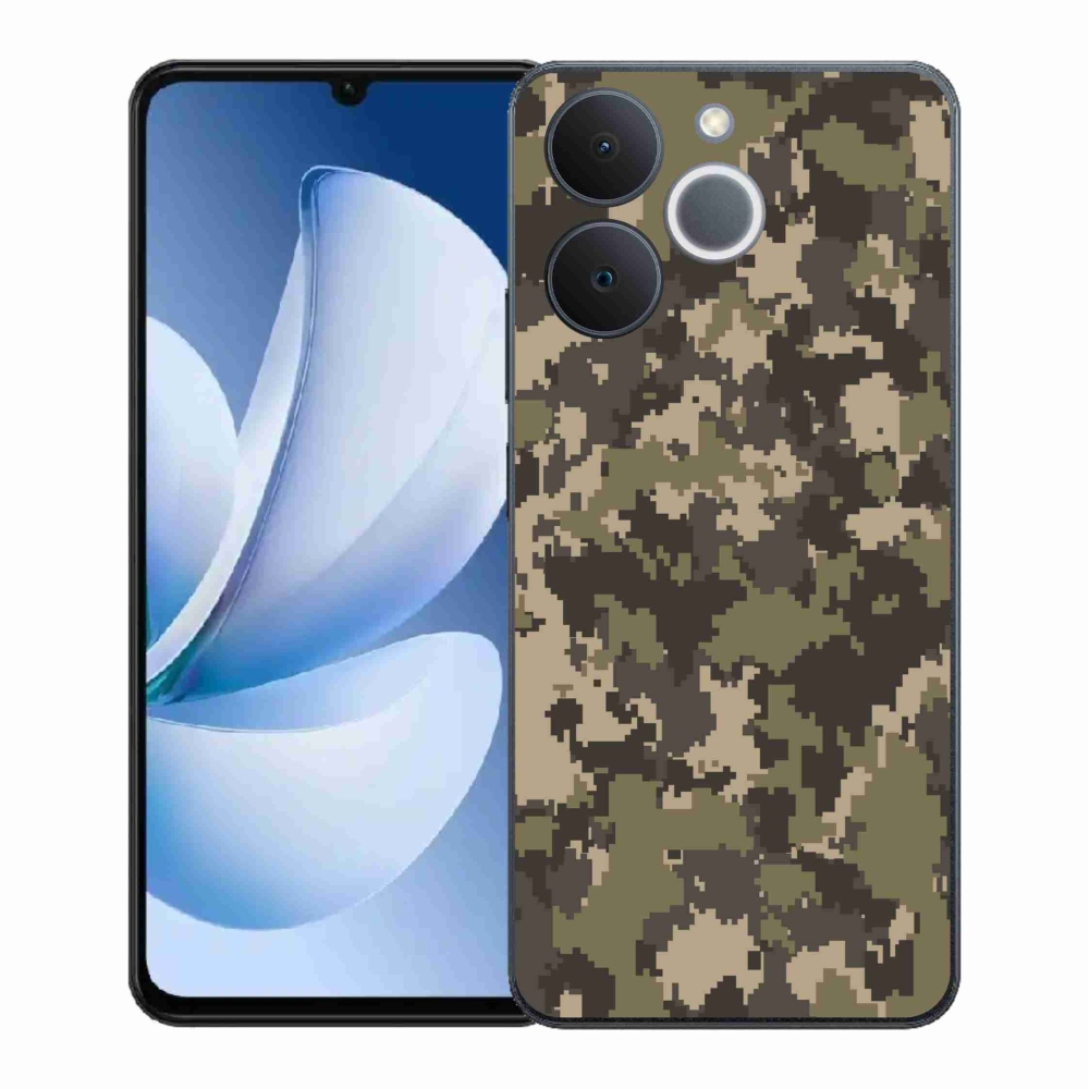 Gélový kryt mmCase na Realme Note 70T - maskáčový vzor 12