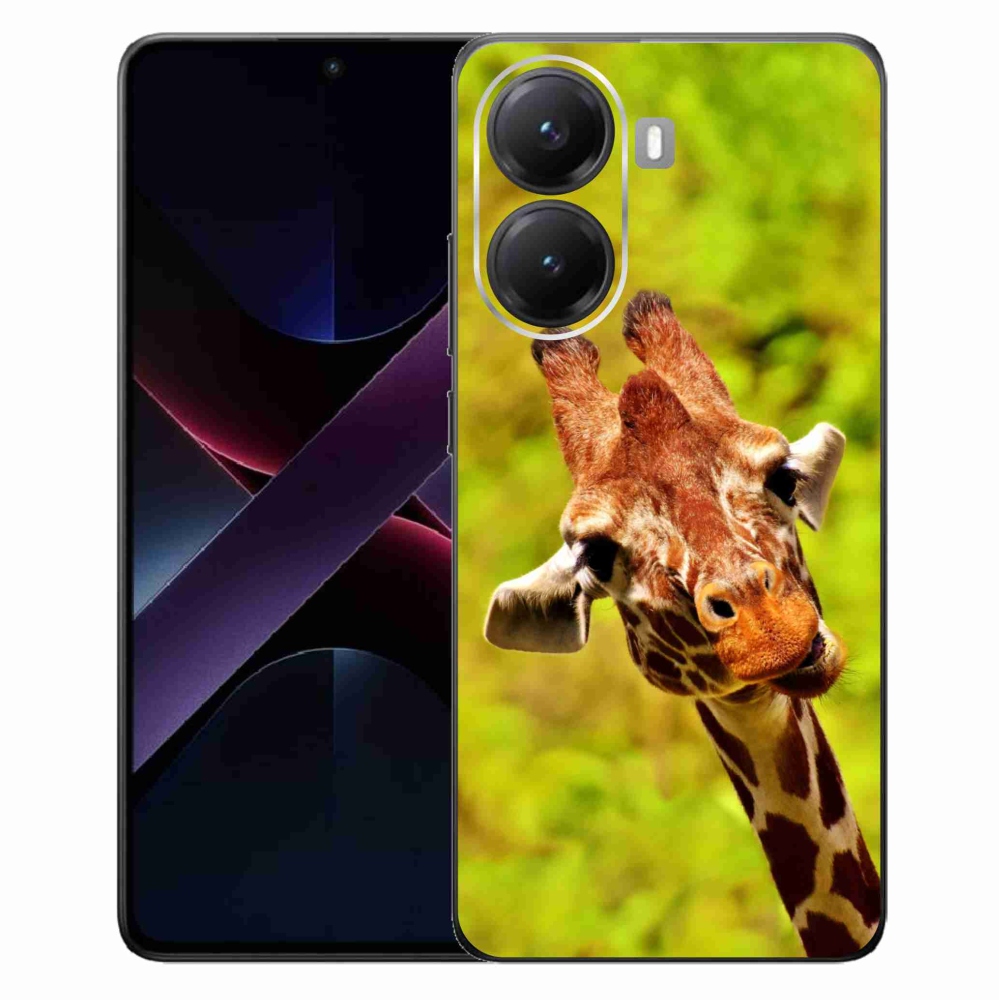 Gélový kryt mmCase na Xiaomi Poco X7 Pro 5G - žirafa