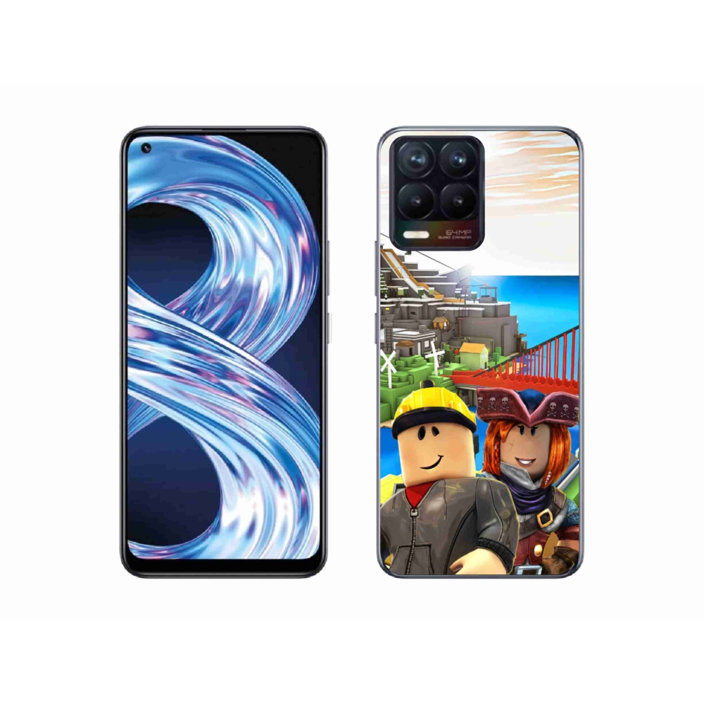 Gélový kryt mmCase na Realme 8 4G - roblox 1