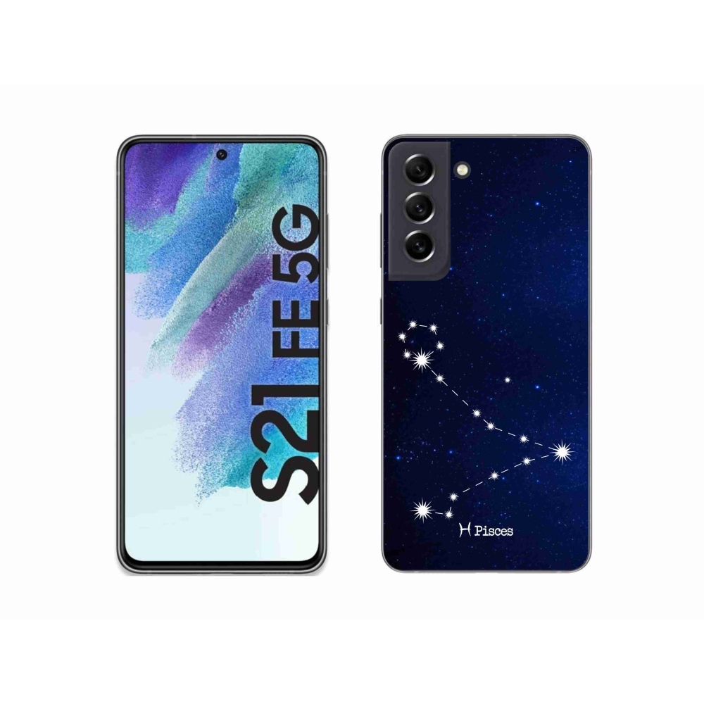 Gélový kryt mmCase na Samsung Galaxy S21 FE 5G - súhvezdie Ryby