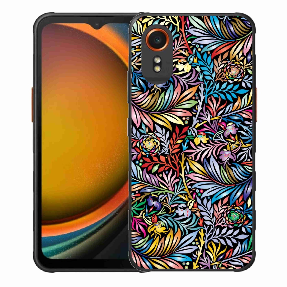 Gélový kryt mmCase na Samsung Galaxy Xcover 7 - kvety 5