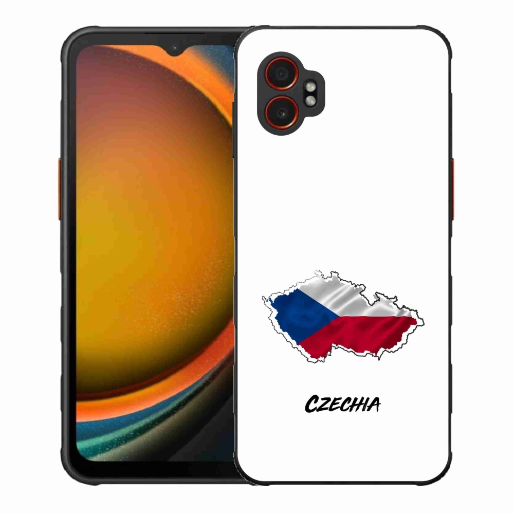 Gélový kryt mmCase na Samsung Galaxy Xcover 7 Pro - Czechia biele pozadie
