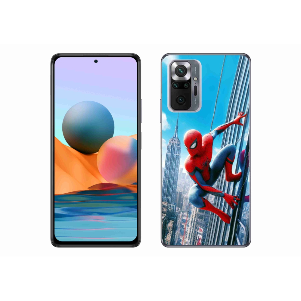 Gélový kryt mmCase na Xiaomi Redmi Note 10 Pro - spiderman