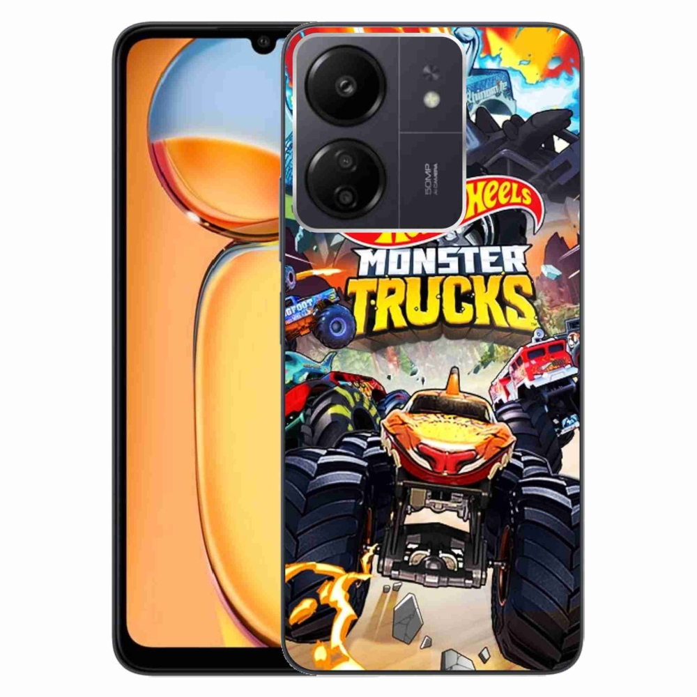 Gélový kryt mmCase na Xiaomi Poco C65/Redmi 13C - hot wheels 2