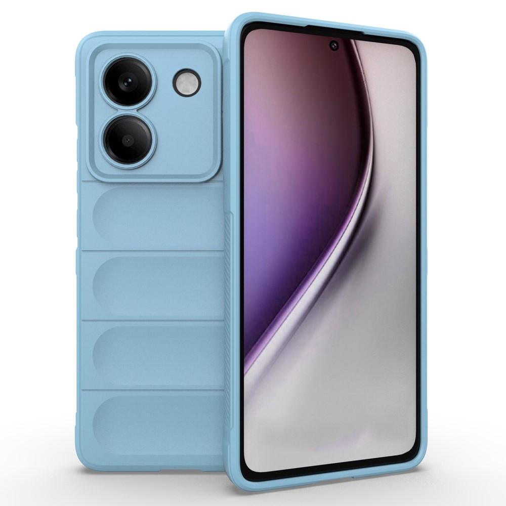Rugg odolný gélový obal na Xiaomi Poco M7 Pro 5G - svetlomodrý