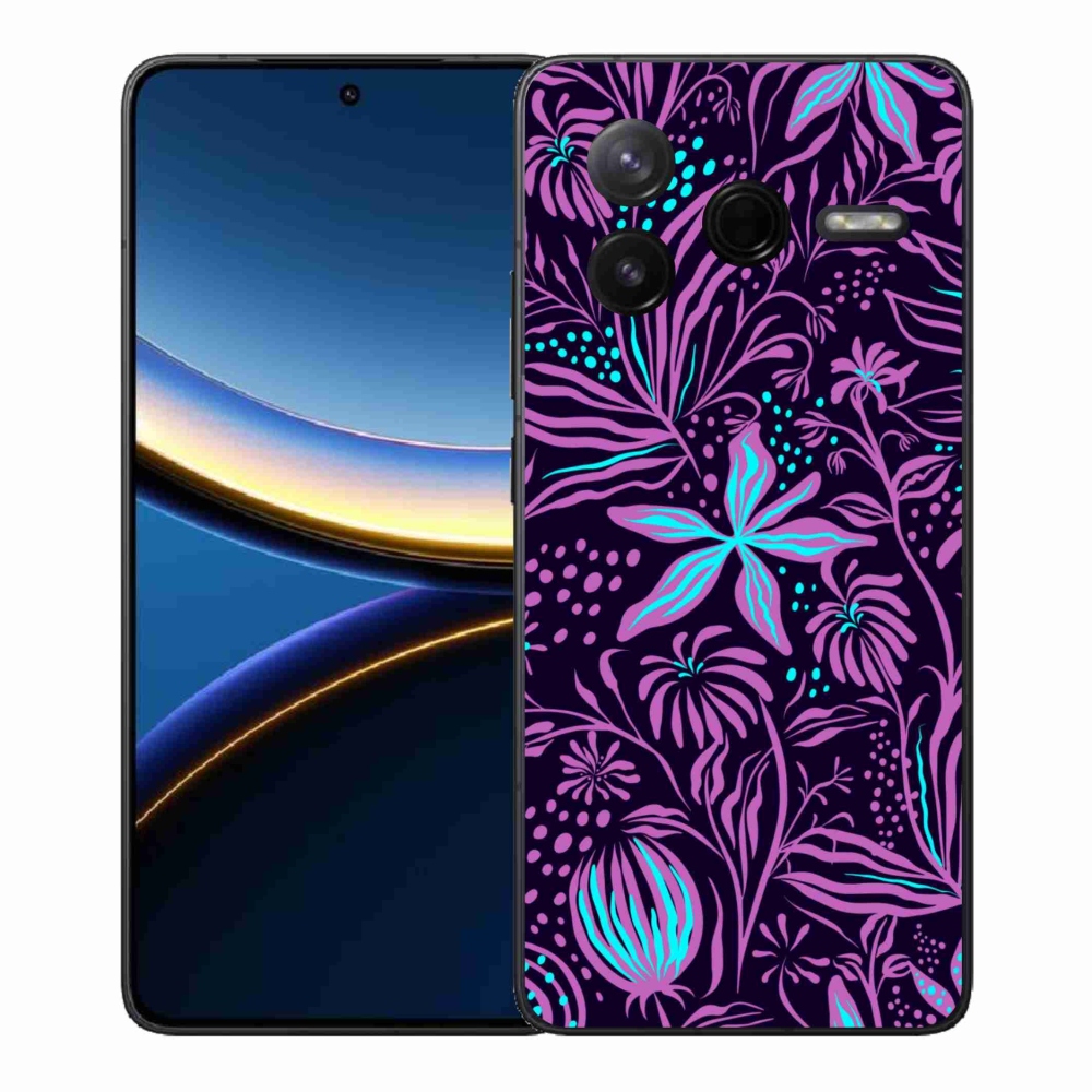 Gélový kryt mmCase na Xiaomi Poco F7 Pro - kvety 2