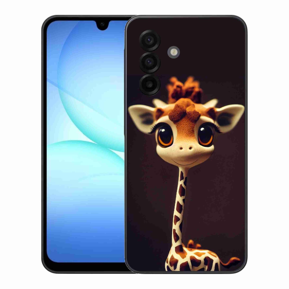 Gélový kryt mmCase na Samsung Galaxy A17 5G - malá žirafa