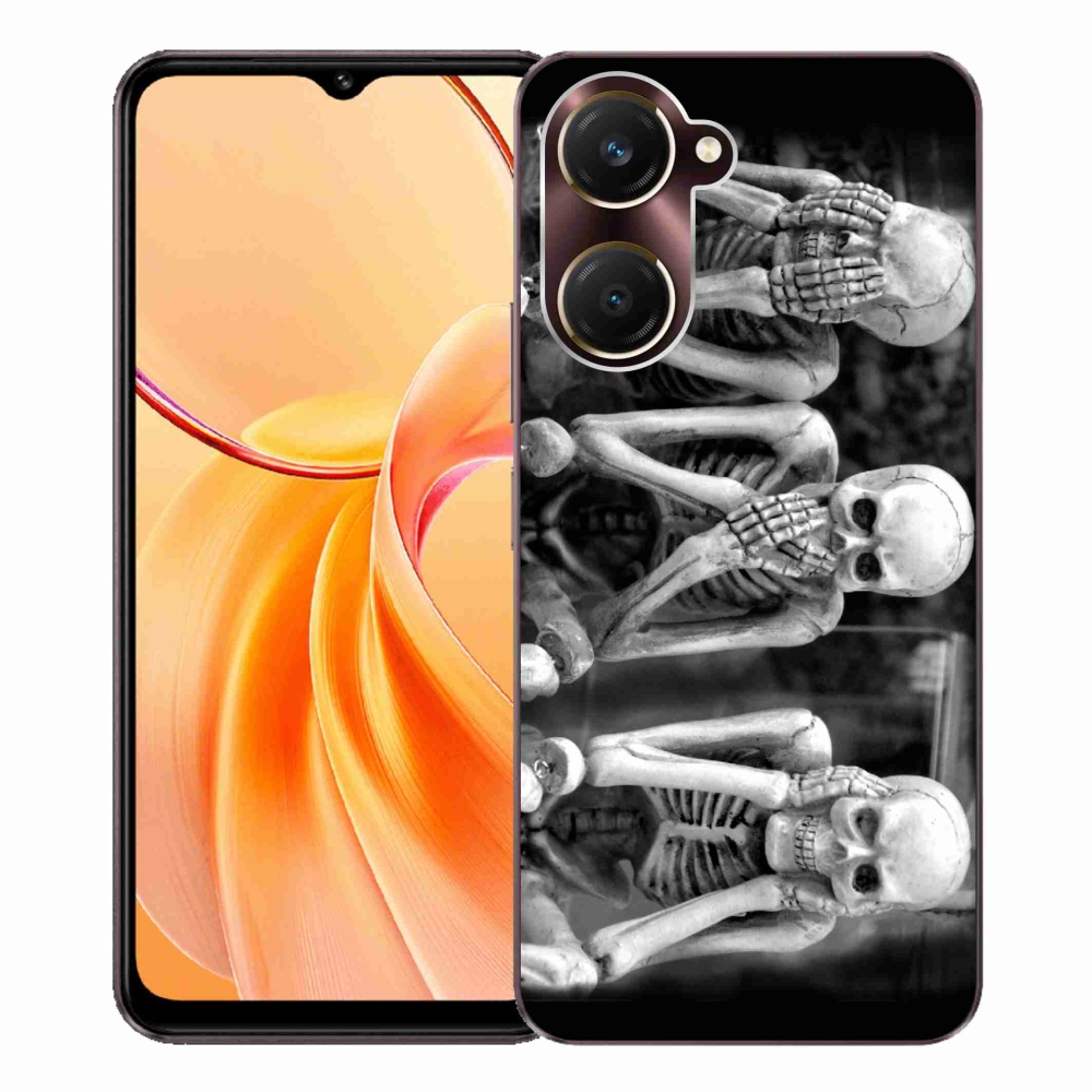 Gélový kryt mmCase na Vivo Y28s 5G - kostlivci