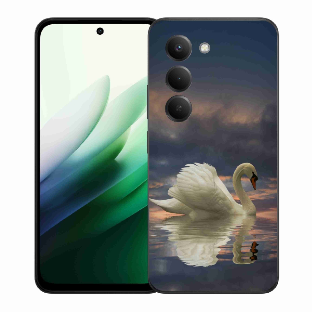 Gélový kryt mmCase na Xiaomi Redmi 15 5G (169mm) - labuť