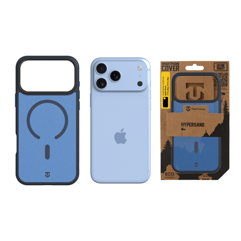 Tactical MagForce Hypersand – puzdro pre Apple iPhone 18 Pro Max/17 Pro Max, farba Deep Blue