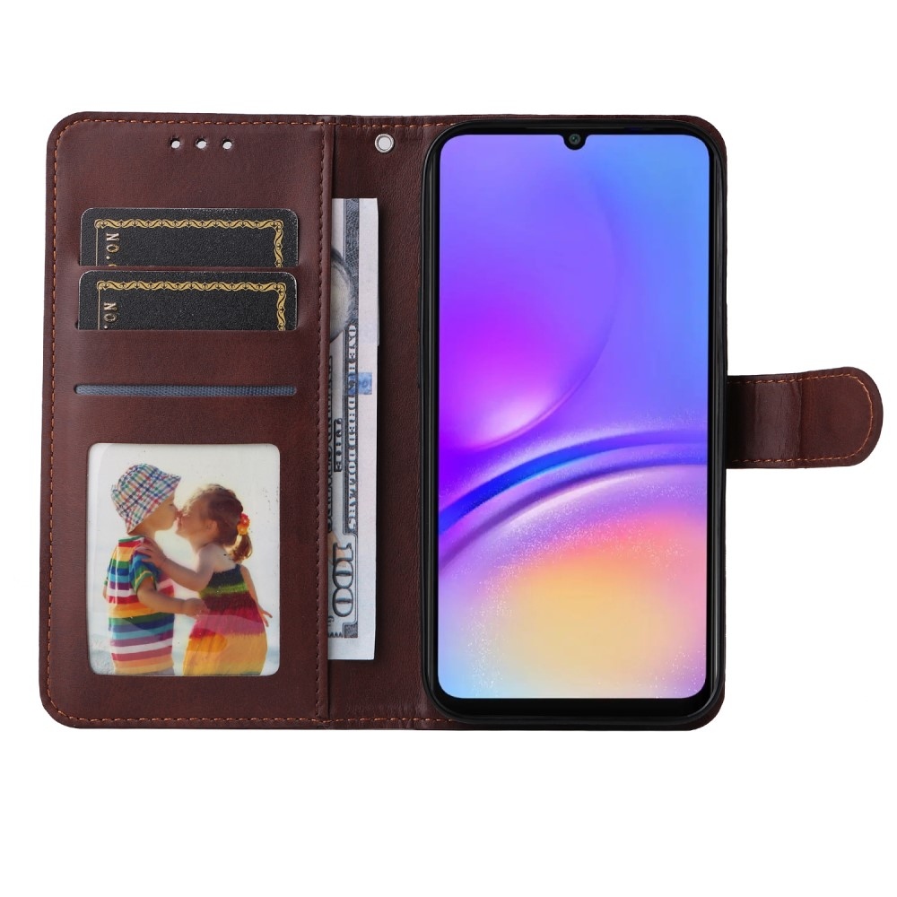 Feel knižkové púzdro na Samsung Galaxy A06 4G - hnedé